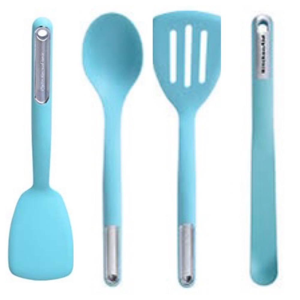 Kitchenaid Aqua Sky 4 piece Utensil Set